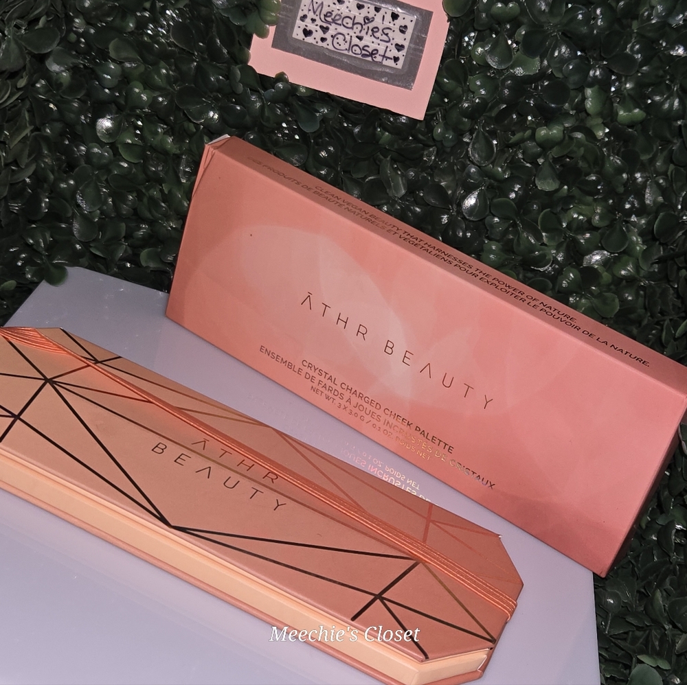 ATHR Beauty Amber Crystal Charged Cheek Palette New In Box Discontinued